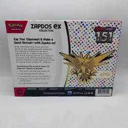 New Pokemon TCG Pokemon 151 Zapdos ex Collection Sealed - Image 2