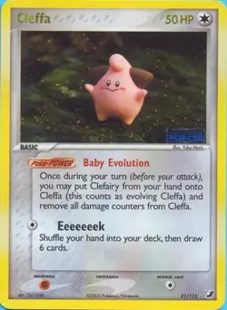 POKEMON CLEFFA HOLOFOIL SPECIAL (EX UNSEEN FORCES) - Image 1