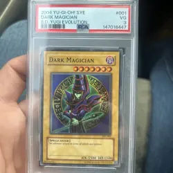 2004 SYE YU-GI-OH! STARTER DECK YUGI EVOLUTION #001 DARK MAGICIAN PSA 3 - Image 1