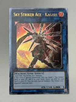 Yugioh! LP Sky Striker Ace - Kagari - OP08-EN002 - Ultimate Rare - Unlimited Edi - Image 2