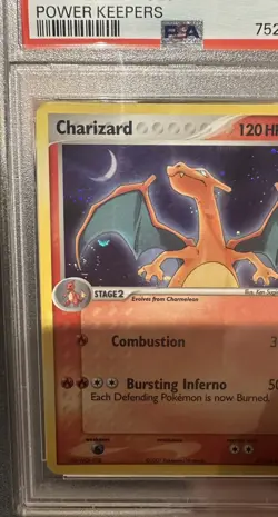*SWIRL* Pokemon Charizard 2007 EX Power Keepers Holofoil PSA 6 EX-Mint #6 - Image 3
