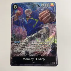 One Piece TCG Monkey.D.Garp OP11-095 Alternate Art A Fist of Divine Speed - Image 1
