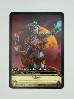 World of Warcraft TCG Betrayer 195/264 Extended Art Xanata the Lightsworn - Image 1