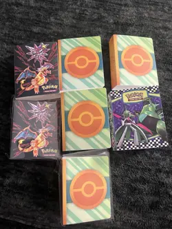 7 Mini Tcg Pokemon Mini Binders (holds 60 Cards) - Image 1