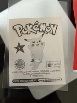 Pokemon Merlin Sticker (1999) - Bulbasaur #1 - Image 2