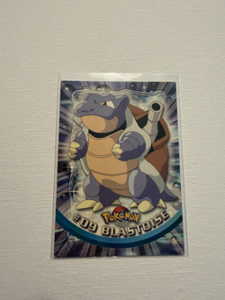Blastoise #09- Pokemon Topps TV Animation Card (Red Label) - Image 1