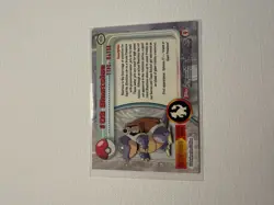 Blastoise #09- Pokemon Topps TV Animation Card (Red Label) - Image 2