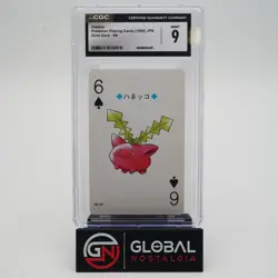 Hoppip #187 Playing Cards Gold Deck 1999 Japanese Pokemon POP 4 CGC 9 - Image 1