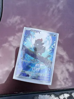 Pokemon TCG Zorua White Flare Illustration Rare Holo Card 142/086 NEAR MINT - Image 1