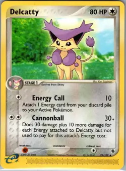 Delcatty 29/109 Non Holo EX Battle Stadium - Pokemon Card - NM - Image 1