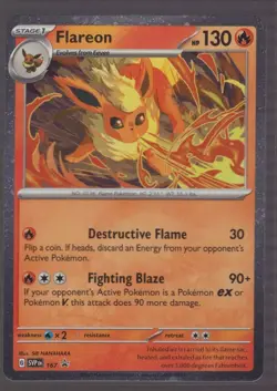 Flareon - 167 (Cosmos Holo) - SV: Scarlet & Violet Promo Cards (SVP) Promo - Image 1