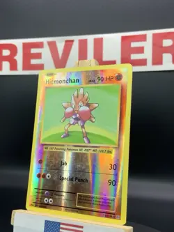 Pokemon XY Evolutions Reverse Holo Hitmonchan Card #62/108 - HP - Image 3