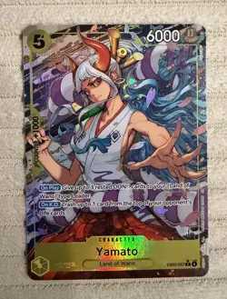 Yamato Foil One Piece Card EB03-057 Heroine’s Edition Rare AA Alt Art - Image 1