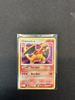 Pokemon TCG Secret Wonders Charizard Holo Rare Card 3/132 MP Condition - Image 1
