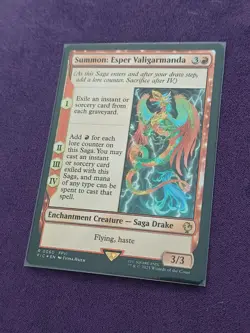 Summon: Esper Valigarmanda (Surge Foil) #60 (NM) Final Fantasy FIC Magic MTG - Image 2