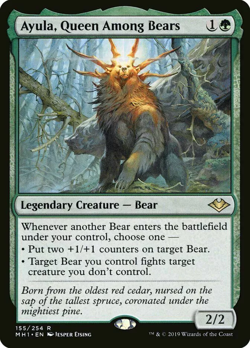 mtg magic ayula, queen among bears ENGLISH ayula reine parmi les ours - Image 1
