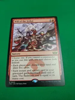 Will of the Jeskai Commander: Tarkir: Dragonstorm Regular - Image 1