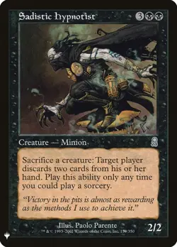 x1 Sadistic Hypnotist NM, Mystery Booster - Image 1