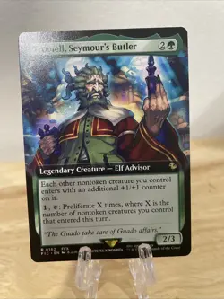 MTG Tromell, Seymour's Butler Extended Art Regular #0162 FIC Rare NM/M - Image 1