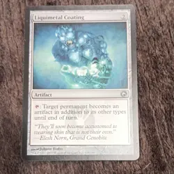Wizards of the Coast MTG Liquimetal Coating 171/249 Artifact English Regular - Image 2