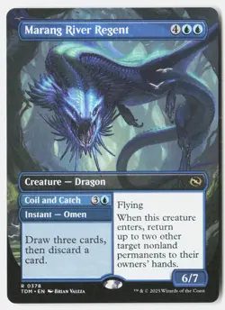 Marang River Regent (Borderless) 378 Tarkir: Dragonstorm Magic: The Gathering NM - Image 1