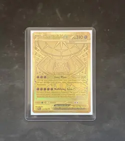 Pokemon TCG Mega Zygarde EX 124/088 POR Gold Hyper Rare Holo Full Art Eng *MINT* - Image 3