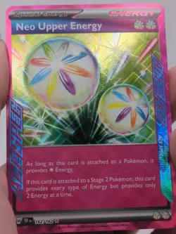 Neo Upper Energy 162/162 ACE SPEC Pokemon Temporal Forces Hyper Rare - Image 5