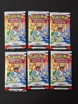 Lot of (6) Pokemon TCG 1st Partner Illustration Booster Packs SEALED/NEW - Image 5