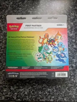 Pokemon First Partner Illustration Collection Series 1 Box Promo Booster English - Image 2