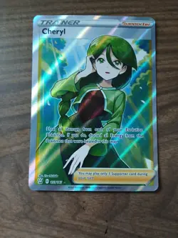 Pokemon Cheryl Full Art Trainer Battle Styles 159/163 TCG Holo - Image 1