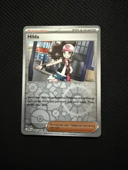 Hilda 084/086 Uncommon White Flare Pokemon Reverse Holo Near Mint - Image 1