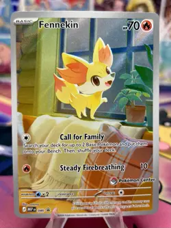 Fennekin MEP 080 Pokemon Center Stamp Black Star Promo - Image 1