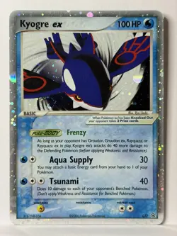 Kyogre ex 037 Black Star Promo Holo (with swirl) 2006 Pokemon - Lightly Played - Image 2