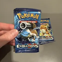 Lot Of 2 Sealed Packs XY Evolutions Booster Pack Pokemon TCG - Image 2