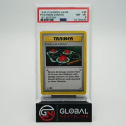 Pokemon Center Trainer #85 1st Edition Base Set 1999 PSA 8 - Image 1