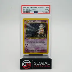 Slowking 2000 Pokemon 1st Edition Neo Genesis Holo #14 PSA 9 - Image 1