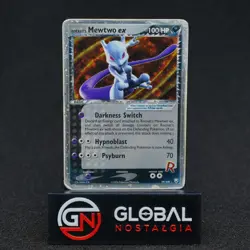 Rockets Mewtwo EX #99 EX Team Rocket Returns Pokemon Holo 2004 DMG - Image 3