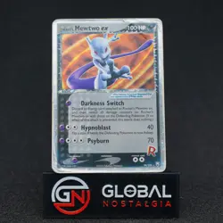 Rockets Mewtwo EX #99 EX Team Rocket Returns Pokemon Holo 2004 DMG - Image 4