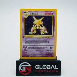 Alakazam "Simsala" 1999 1st Edition Base set German Pokemon Holo #1 NM - Image 1