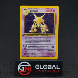 Alakazam "Simsala" 1999 1st Edition Base set German Pokemon Holo #1 NM - Image 3