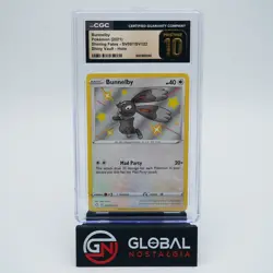 Bunnelby 2021 Pokemon Shining Fates SV097 Holo POP 3 CGC PRISTINE 10 - Image 1