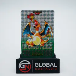 Charizard 1997 Japanese Pokemon Bandai Carddass Vending Green Prism #006 NM- - Image 1