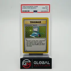 Computer Search Trainer 1999-2000 4th print Pokemon #71 PSA 10 - Image 1