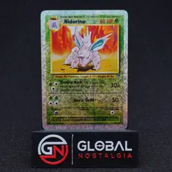 Nidorino 2002 Pokemon Legendary Collection Reverse Holo #56 DMG - Image 3