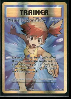 Pokemon TCG Misty's Determination 108/108 XY Evolutions 2016 Holo Full Art - NM - Image 1