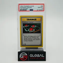 Pokemon Center #85 Trainer 1st Edition Base Set 1999 PSA 10 - Image 1