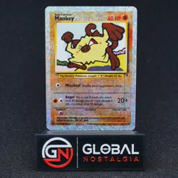 Mankey 2002 Pokemon Legendary collection Reverse Holo #81 LP - Image 3