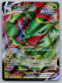 Pokemon TCG SWSH: Crown Zenith Rayquaza VMAX (102) 102/159 - Image 1