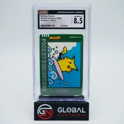 Surfing Pikachu Bandai Sealdass 1998 Pokemon Part 2 POP 7 PSA 8.5 - Image 1