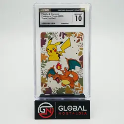 Pikachu & Charizard 2023 Japanese Pokemon x Pronto Promo POP 1 CGC 10 - Image 1
